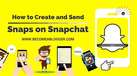 how to send a snap on snapchat